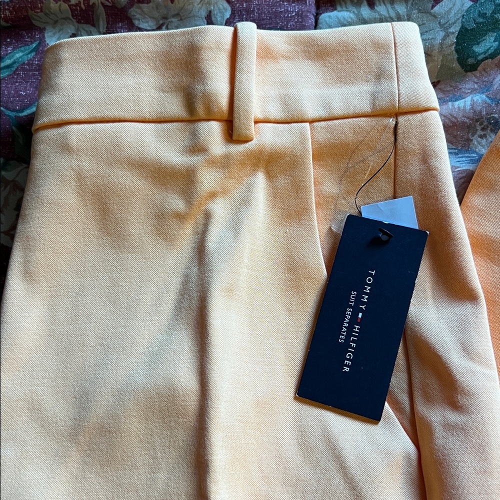 Women light orange  Peach Pant suit - Picture 2 of 6